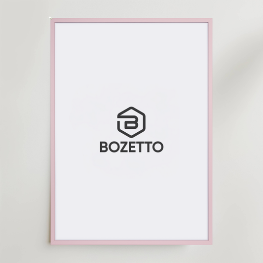 Posterram i Ek – Rosa – stilren posterram av hög kvalitet hos Bozetto
